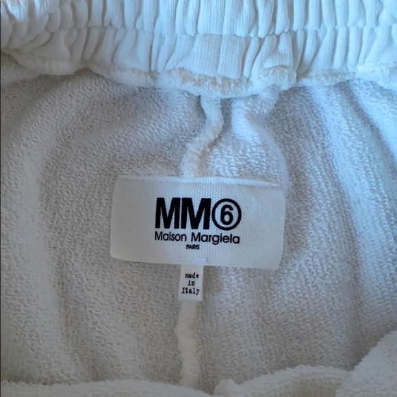 MM6 MAISON MARGIELA White Sweatpants - Picture 3 of 4